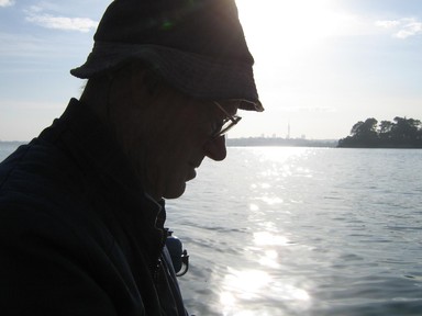  Fishing at dawn at point chev with his daughter and her daughter in law